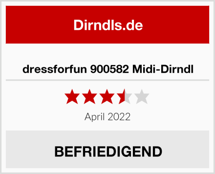  dressforfun 900582 Midi-Dirndl Test