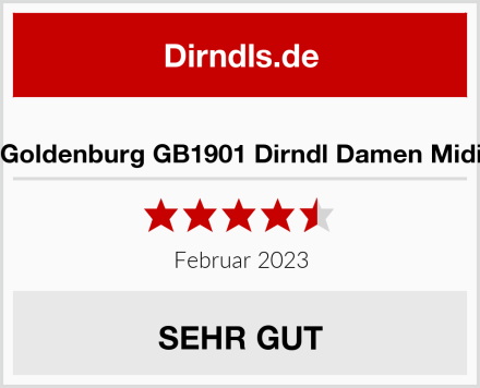  Goldenburg GB1901 Dirndl Damen Midi Test