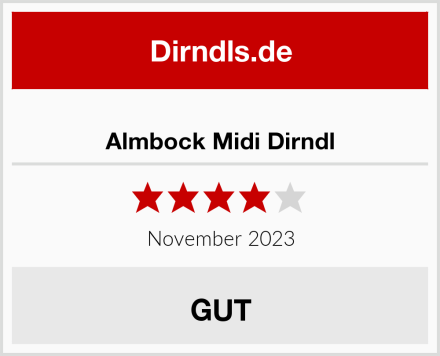  Almbock Midi Dirndl Test