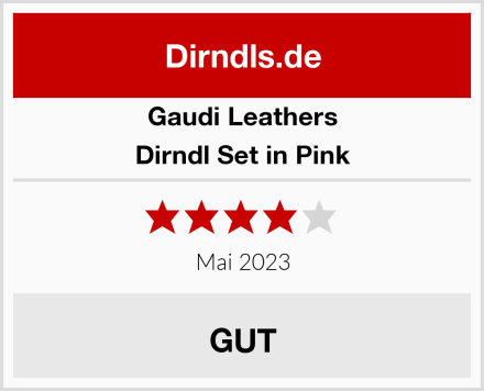 Gaudi Leathers Dirndl Set in Pink Test