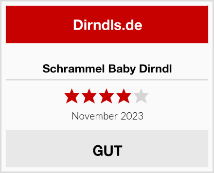 Schrammel Baby Dirndl Test