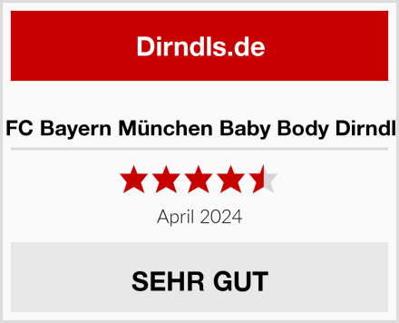  FC Bayern München Baby Body Dirndl Test