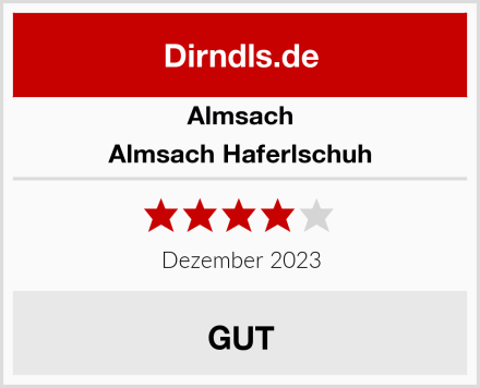 Almsach Almsach Haferlschuh Test