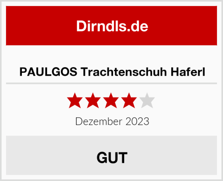  PAULGOS Trachtenschuh Haferl Test