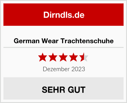  German Wear Trachtenschuhe Test