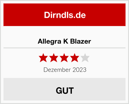  Allegra K Blazer Test