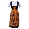  Alpin-Trachten Rita 1 Trachten-Kleid Orange